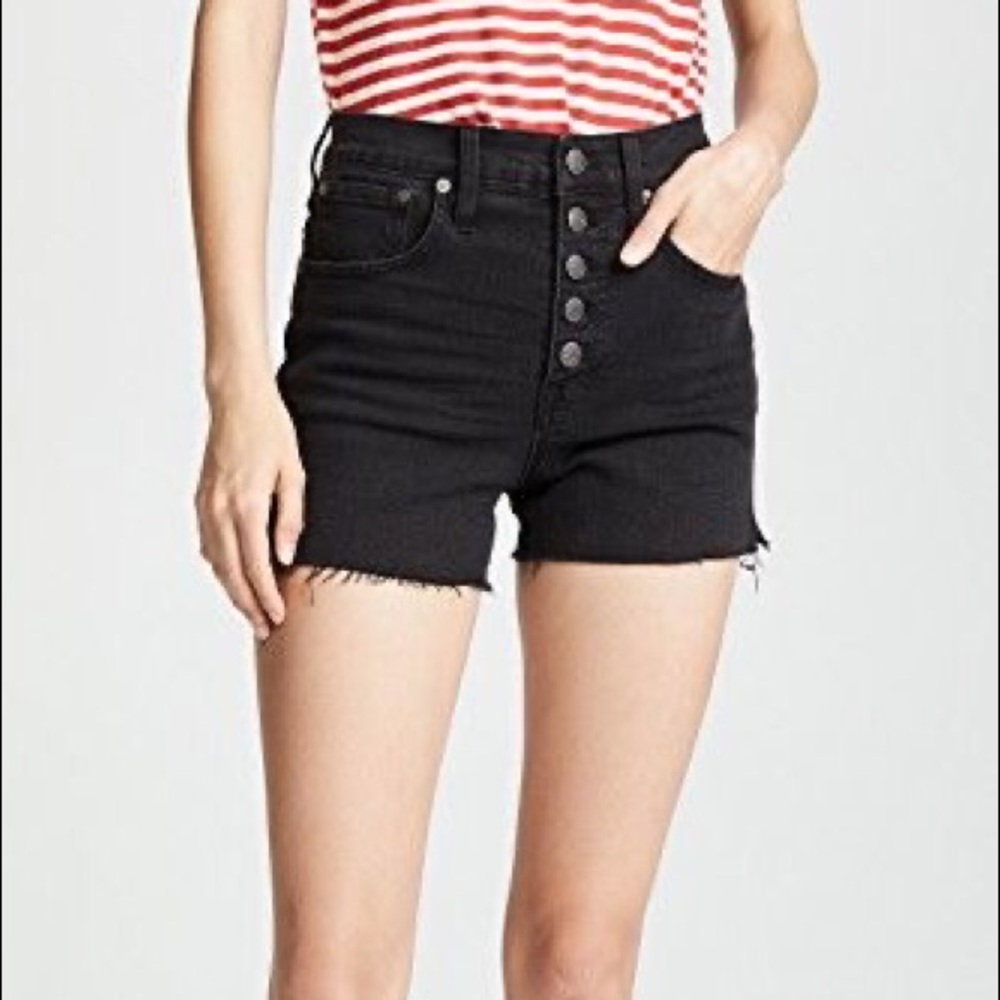 Madewell high waisted mini shorts